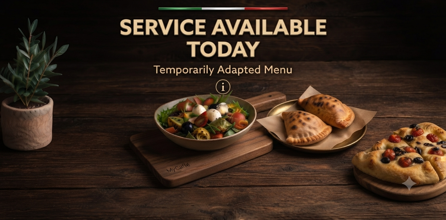 Still open today, Thursday 30 July: adapted menu continues